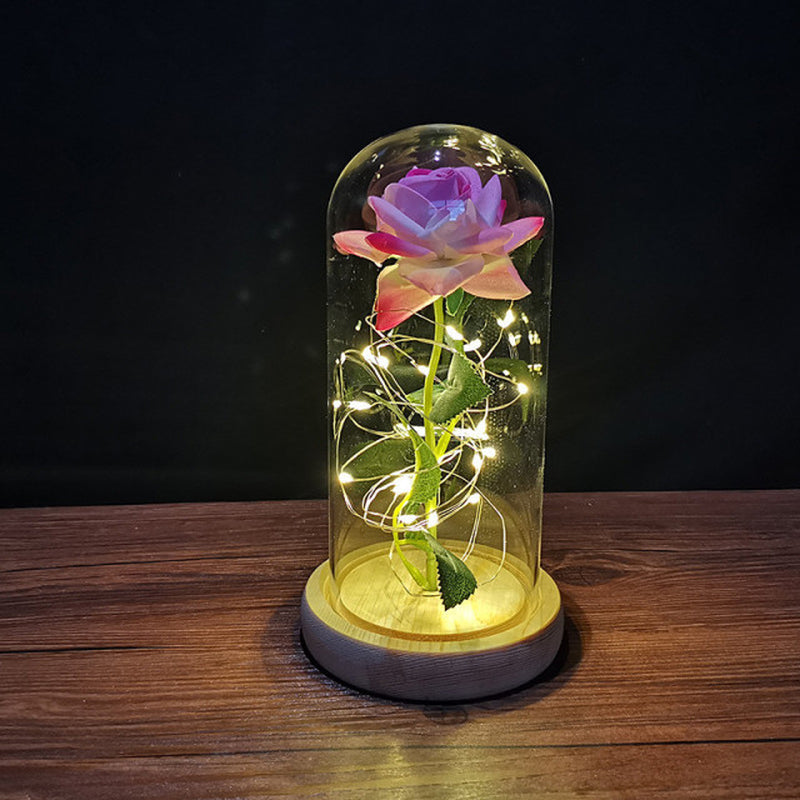 "Enchanting Eternal Rose with LED Light: the Perfect Valentine'S Day Gift for Your Girlfriend"