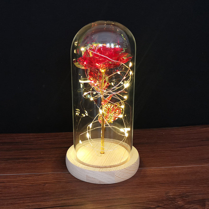 "Enchanting Eternal Rose with LED Light: the Perfect Valentine'S Day Gift for Your Girlfriend"