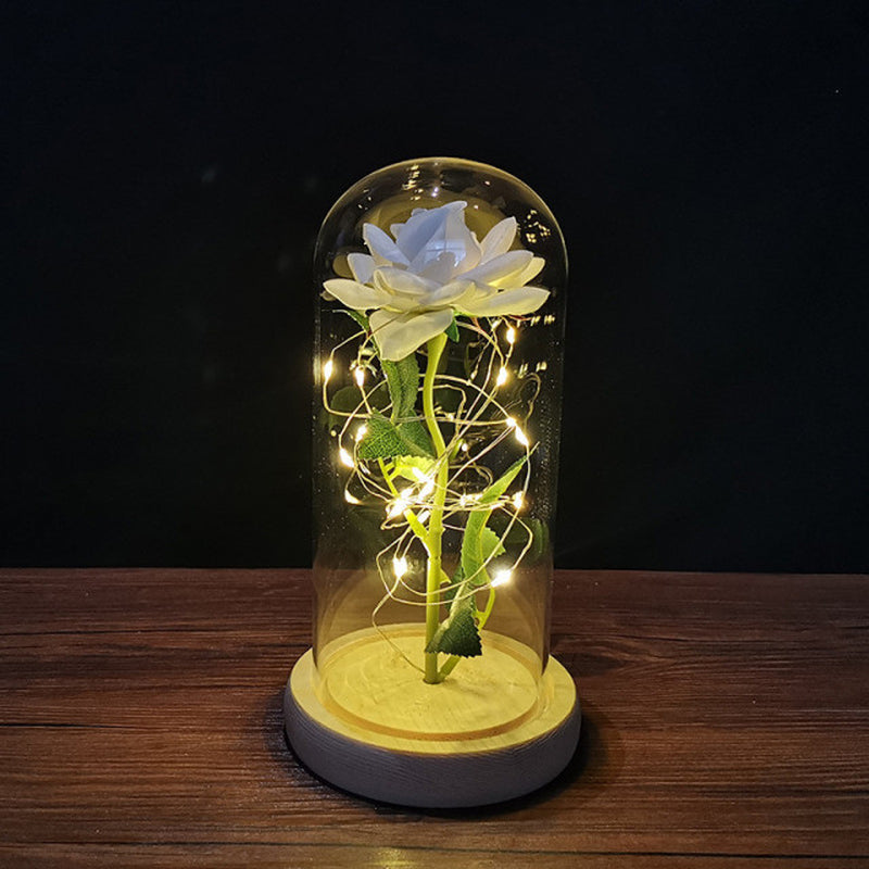 "Enchanting Eternal Rose with LED Light: the Perfect Valentine'S Day Gift for Your Girlfriend"