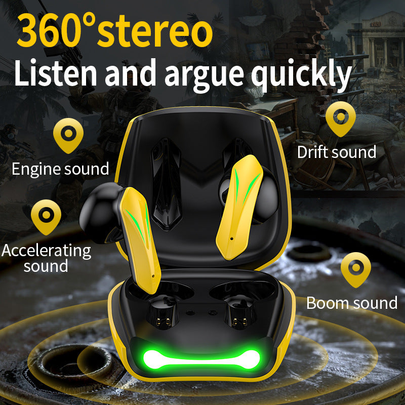 "Bumblebee Air Car: Ultimate Wireless Earbuds for Gaming with Low Latency and Transformer Design"