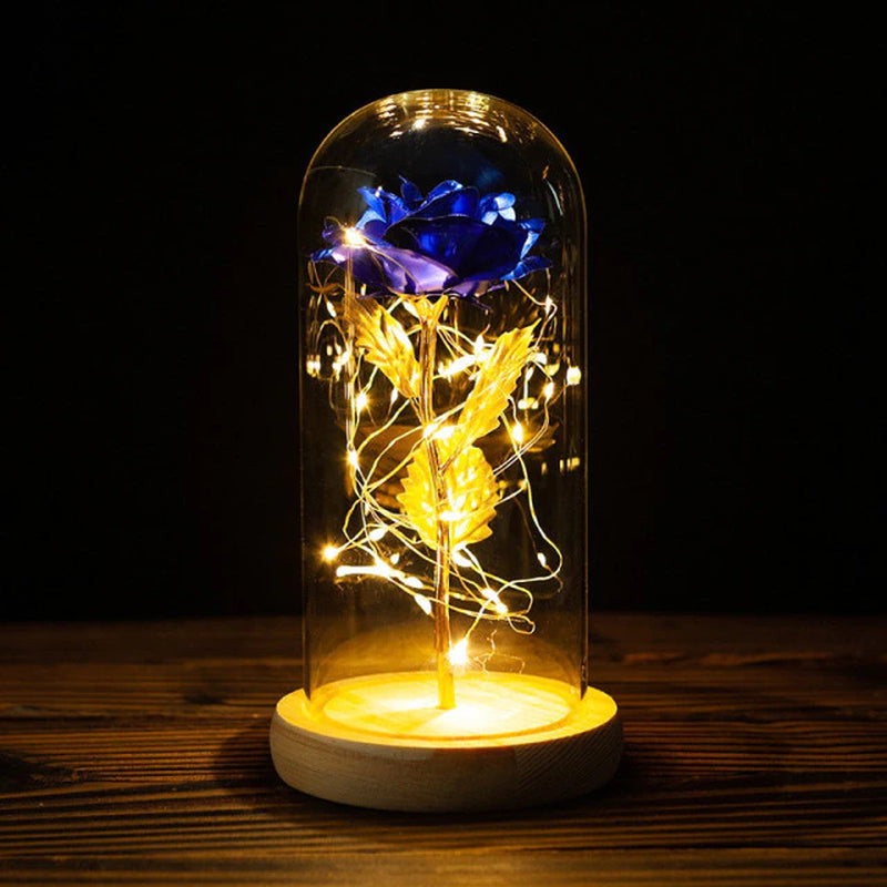 "Enchanting Eternal Rose with LED Light: the Perfect Valentine'S Day Gift for Your Girlfriend"