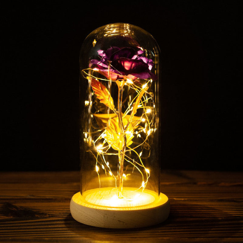 "Enchanting Eternal Rose with LED Light: the Perfect Valentine'S Day Gift for Your Girlfriend"