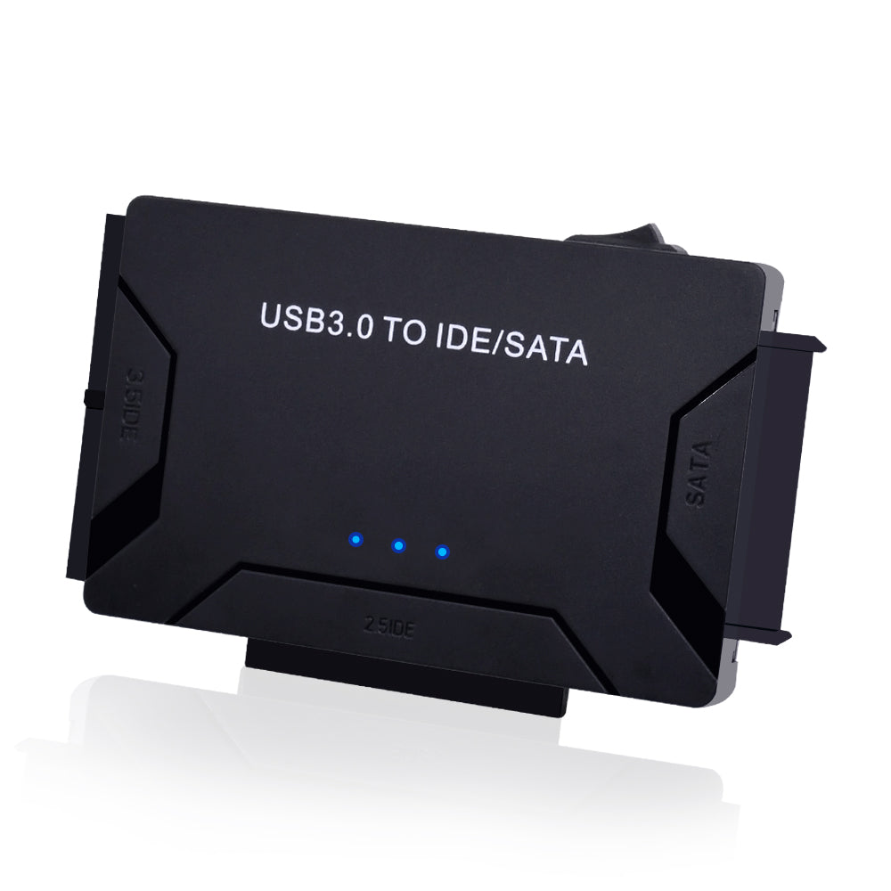 "Effortlessly Connect and Transfer Data with Our High-Speed SATA to USB 3.0 IDE Adapter - Perfect for 2.5" and 3.5" Hard Disk Drives and Ssds!"