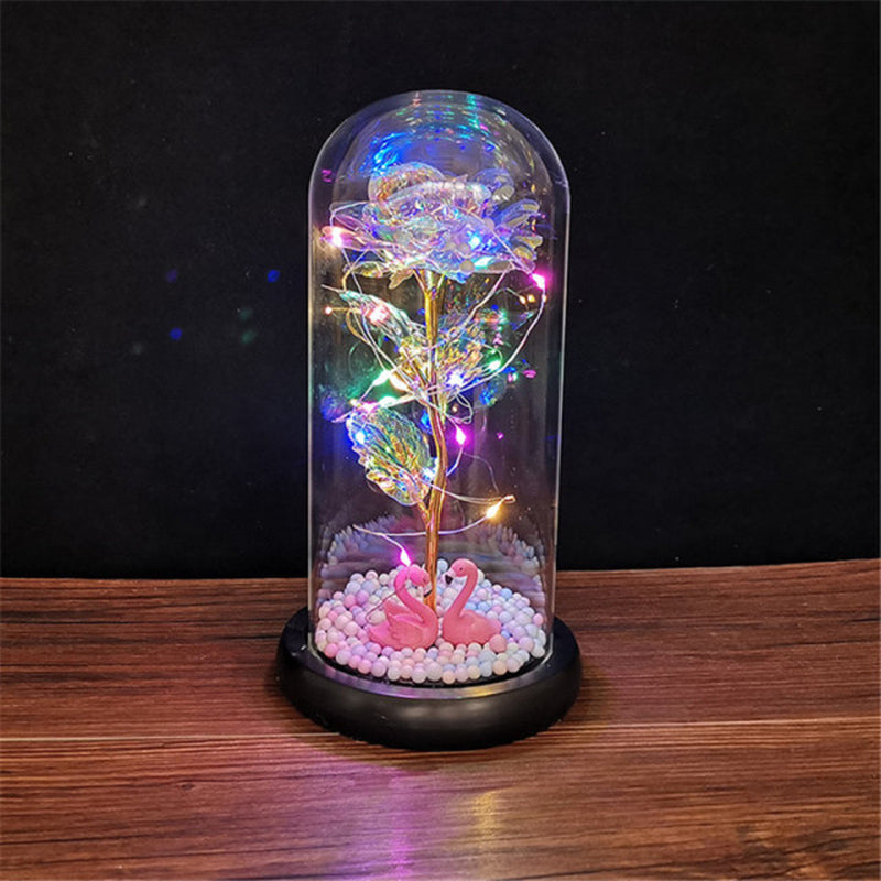 "Enchanting Eternal Rose with LED Light: the Perfect Valentine'S Day Gift for Your Girlfriend"